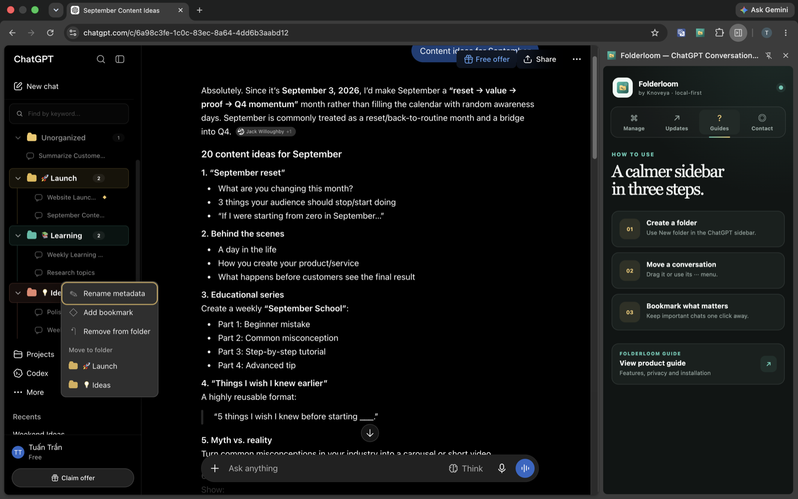 Folderloom by Knoveya screenshot 5